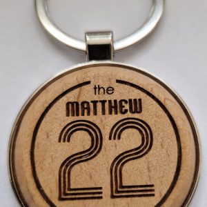 wood keyring