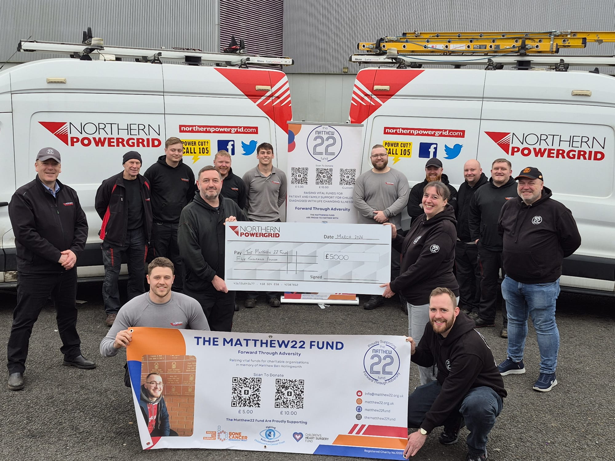 Donation from Northern Powergrid – September 2026